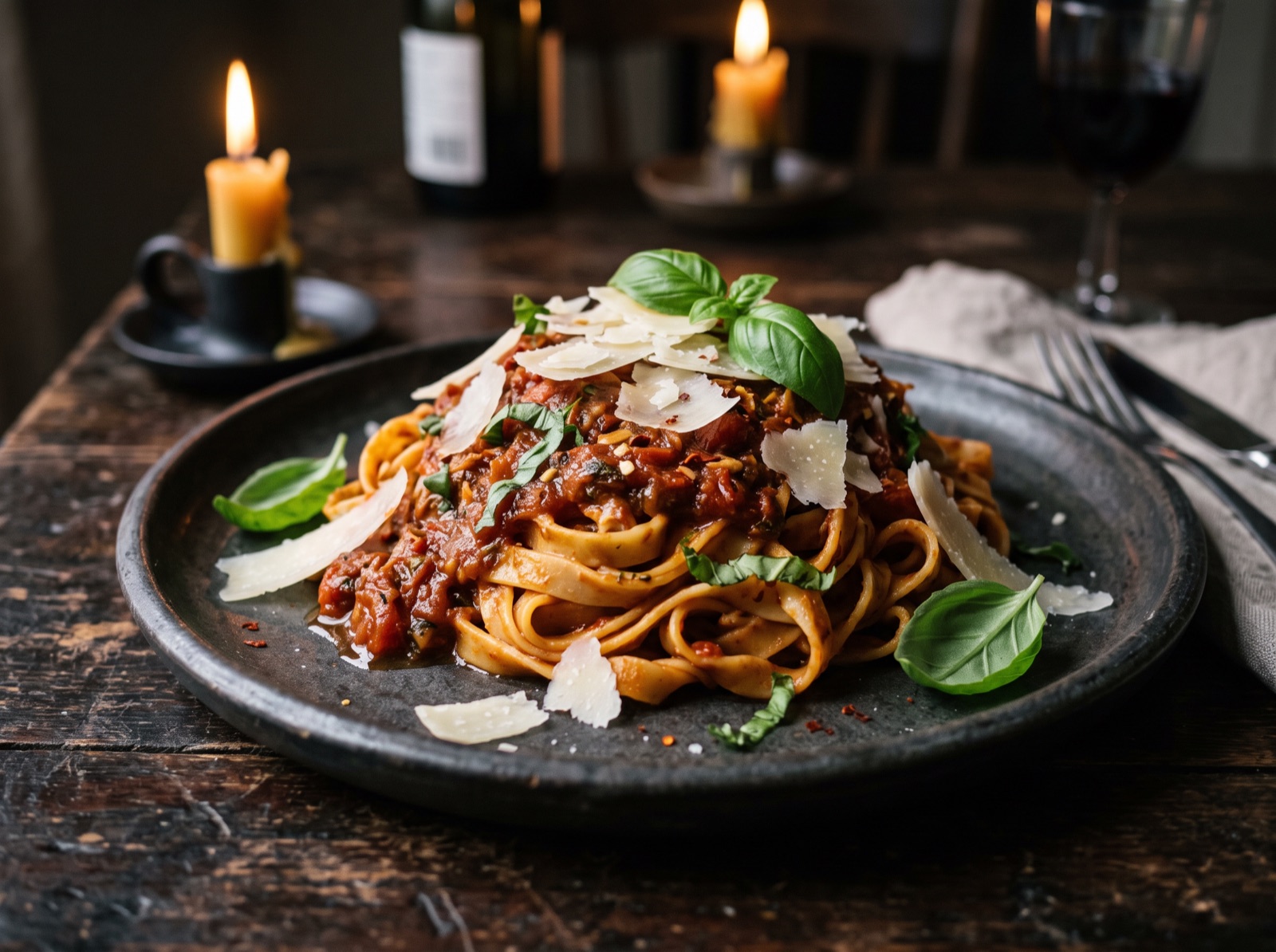 Hausgemachte Tagliatelle